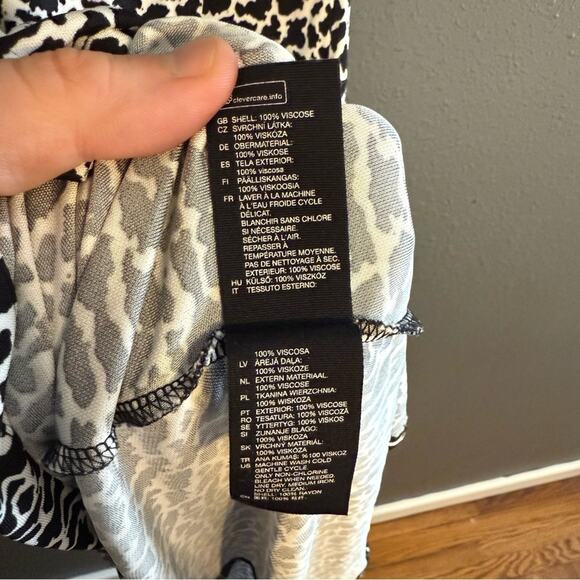 & Other Stories Printed Button Down Midi Dress Size 0 - Picture 11 of 11